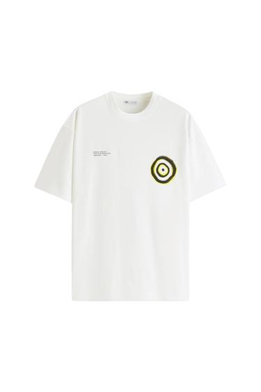 CONTRAST PRINTED T-SHIRT