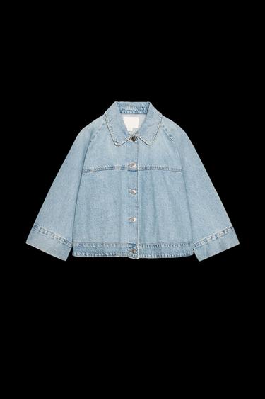 TRF-JEANSJACKE IM CAPE-STIL - Mittelblau von Zara - Bild 0