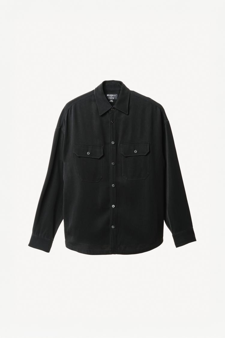 ZARA WILLY CHAVARRIA X ZARA FLUID OVERSHIRT