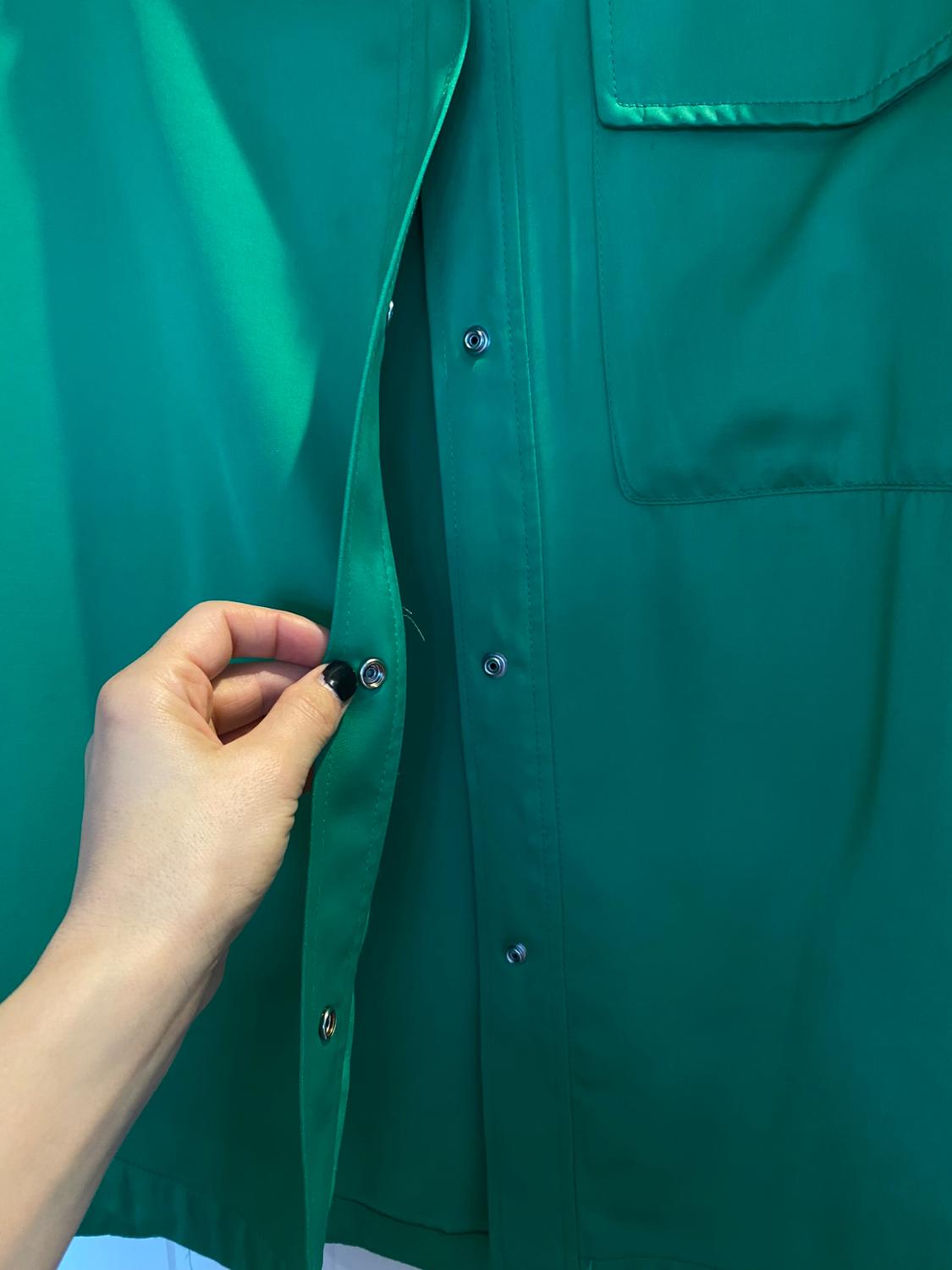 OVERSIZE SATIN OVERSHIRT - Image 6