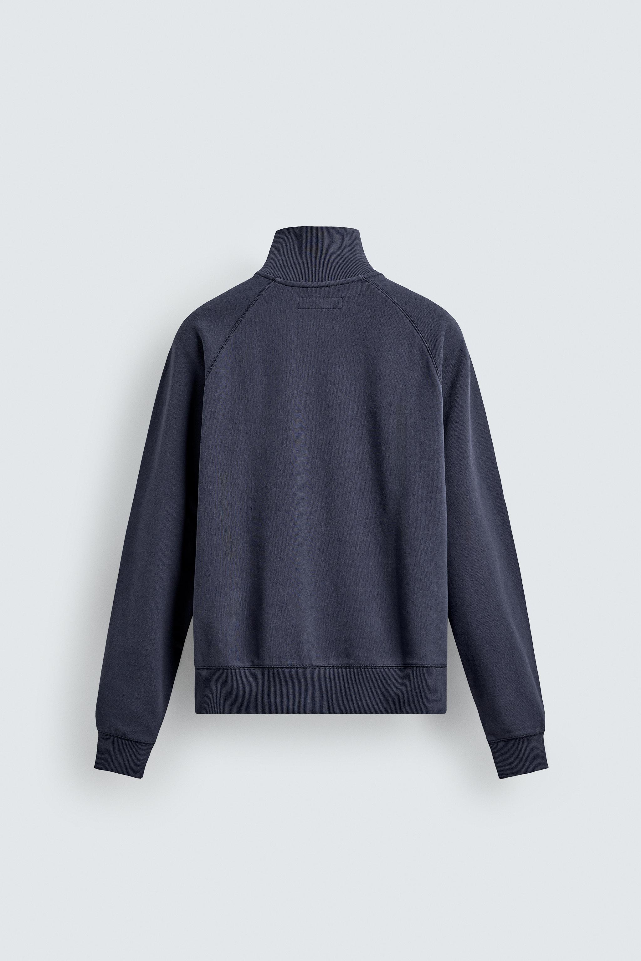 QUARTER-ZIP SWEATSHIRT