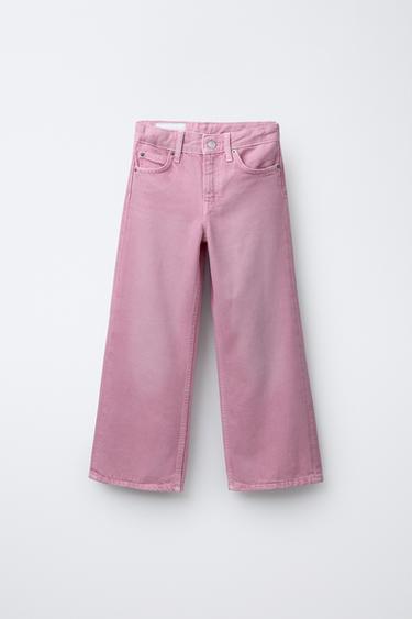 JEANS WIDE LEG - خبازي فاتح الخاص بـ Zara - صورة 0