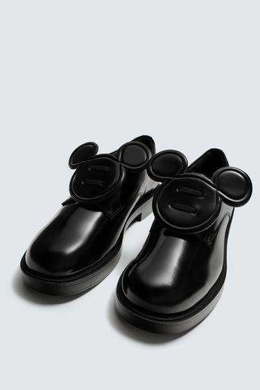 MOCASSINS EN CUIR À LACETS HARRY LAMBERT FOR ZARA x DISNEY - Noir de Zara - Image 2