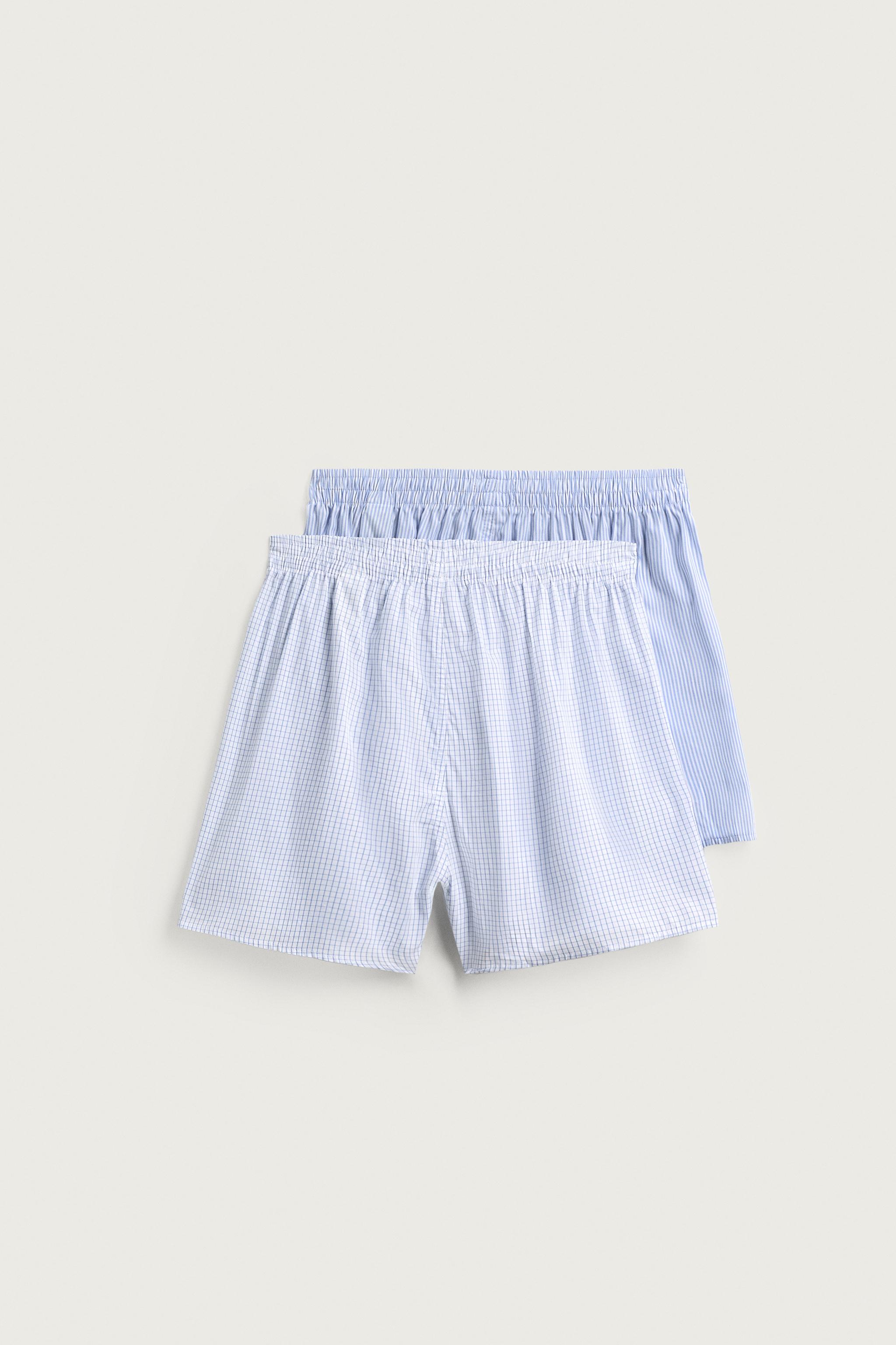 TWO-PACK OF COMBINATION POPLIN BOXERS