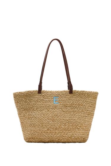 SHOPPER AUS JUTE - Hellbeige von Zara