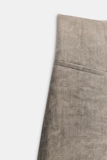 ZW COLLECTION BALLOON TROUSERS - Grey marl by Zara - Image 7