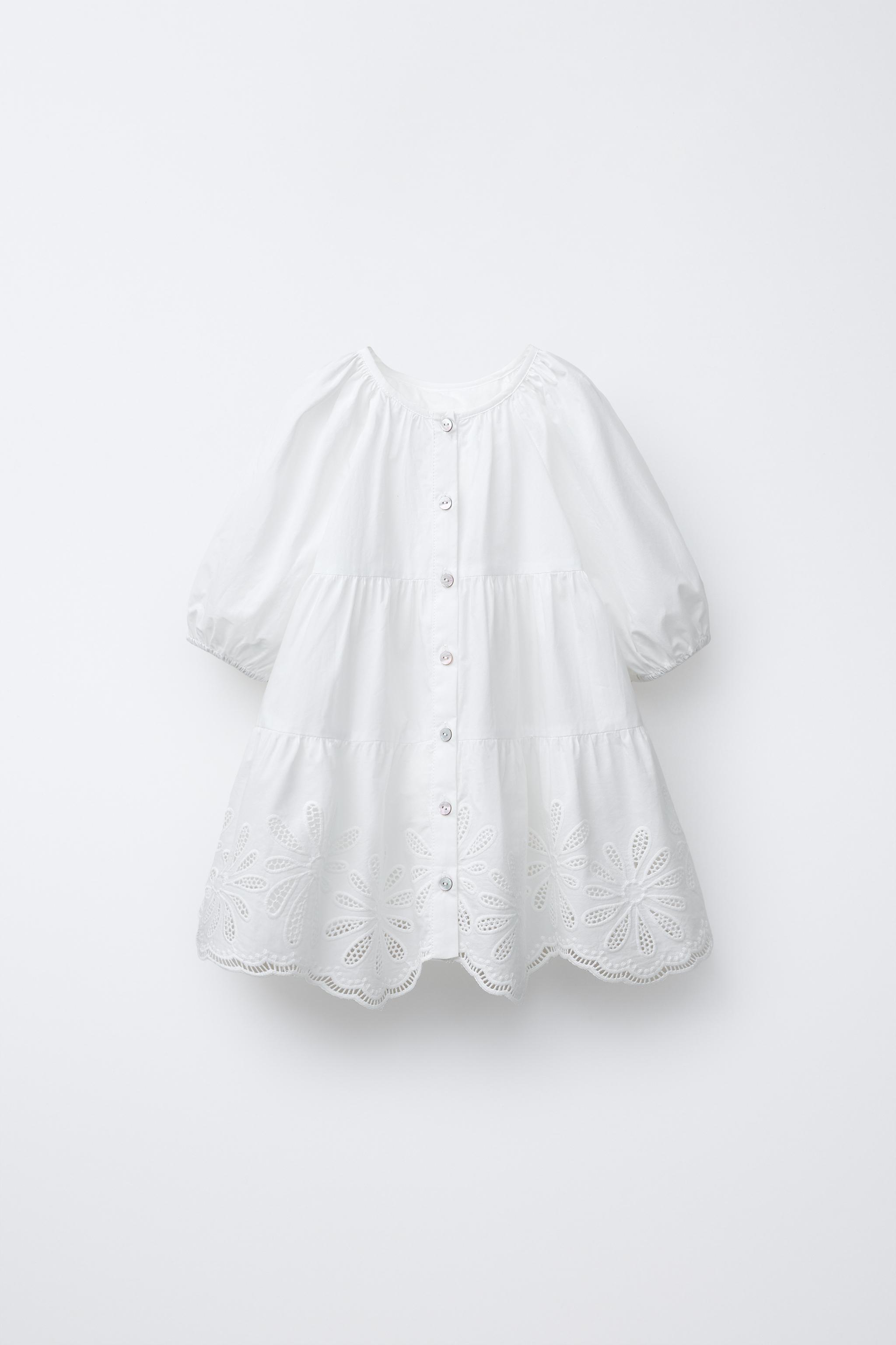 ROBE FLEURS BRODÉES