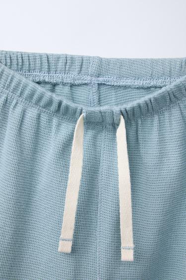 2-6 ANS/ PYJAMA UNI GAUFRÉ - Bleu de Zara - Image 6