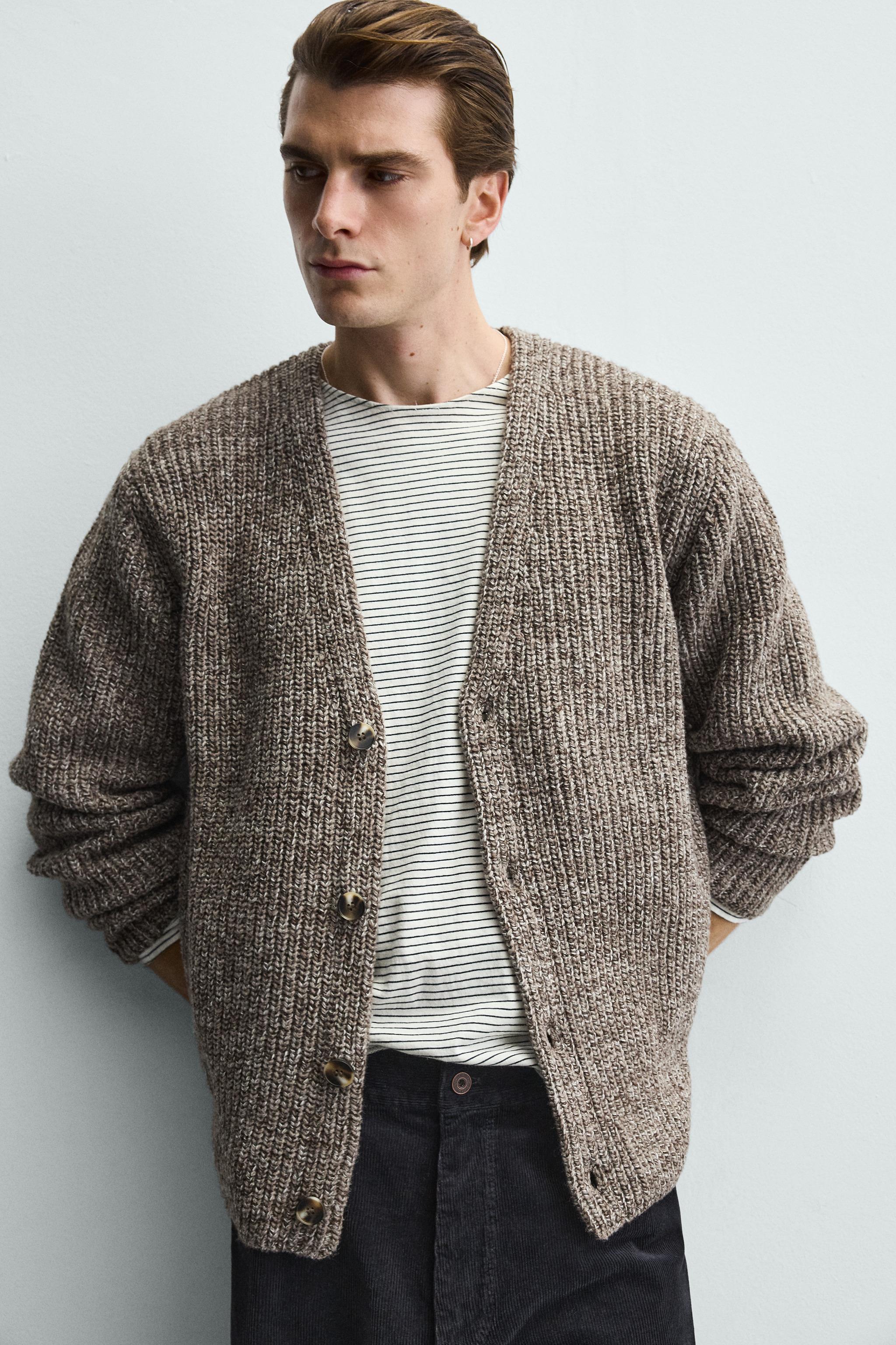 CARDIGAN STRUCTURE CANNELÉ
