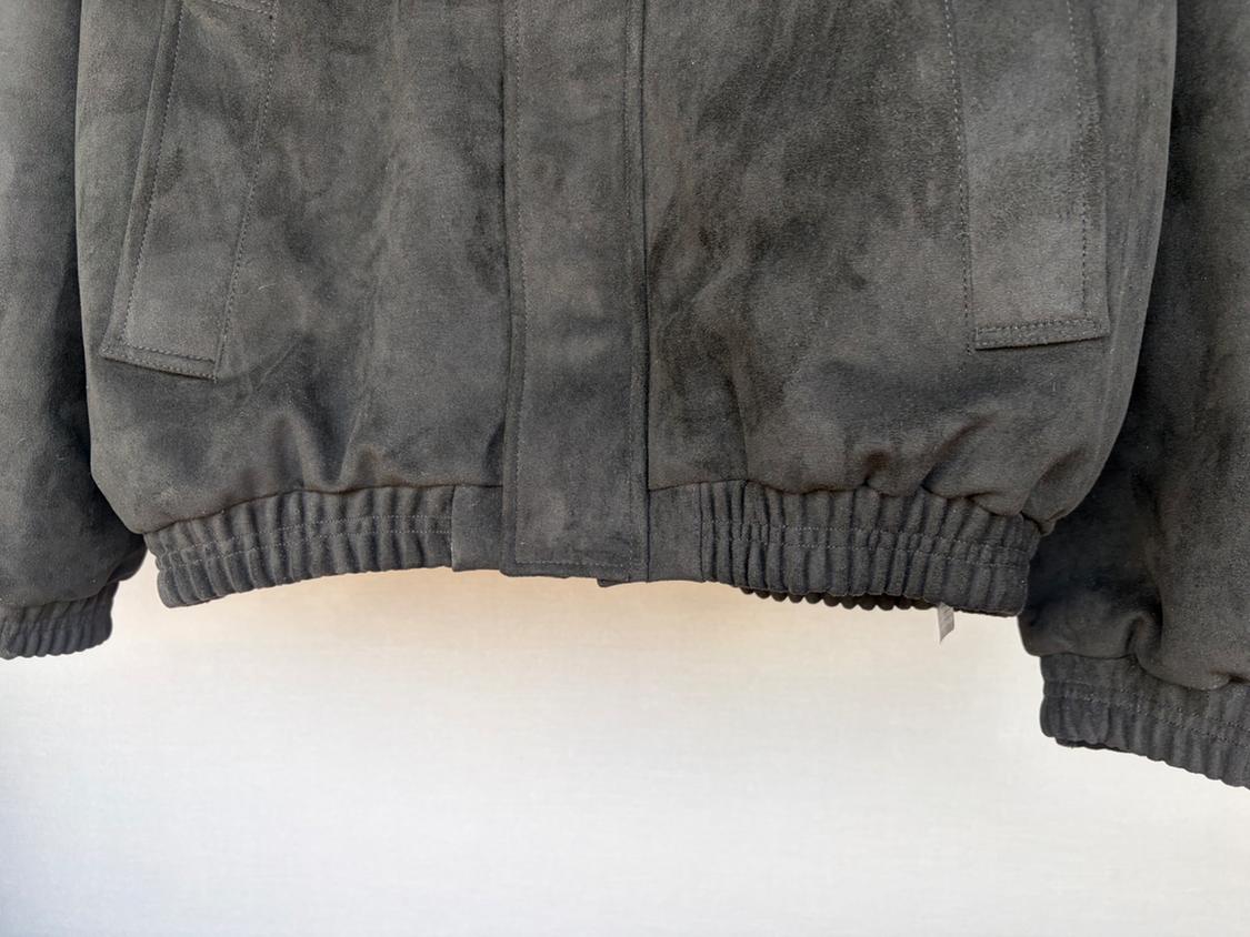 RELAXED FIT FAUX SUEDE JACKET - Image 5