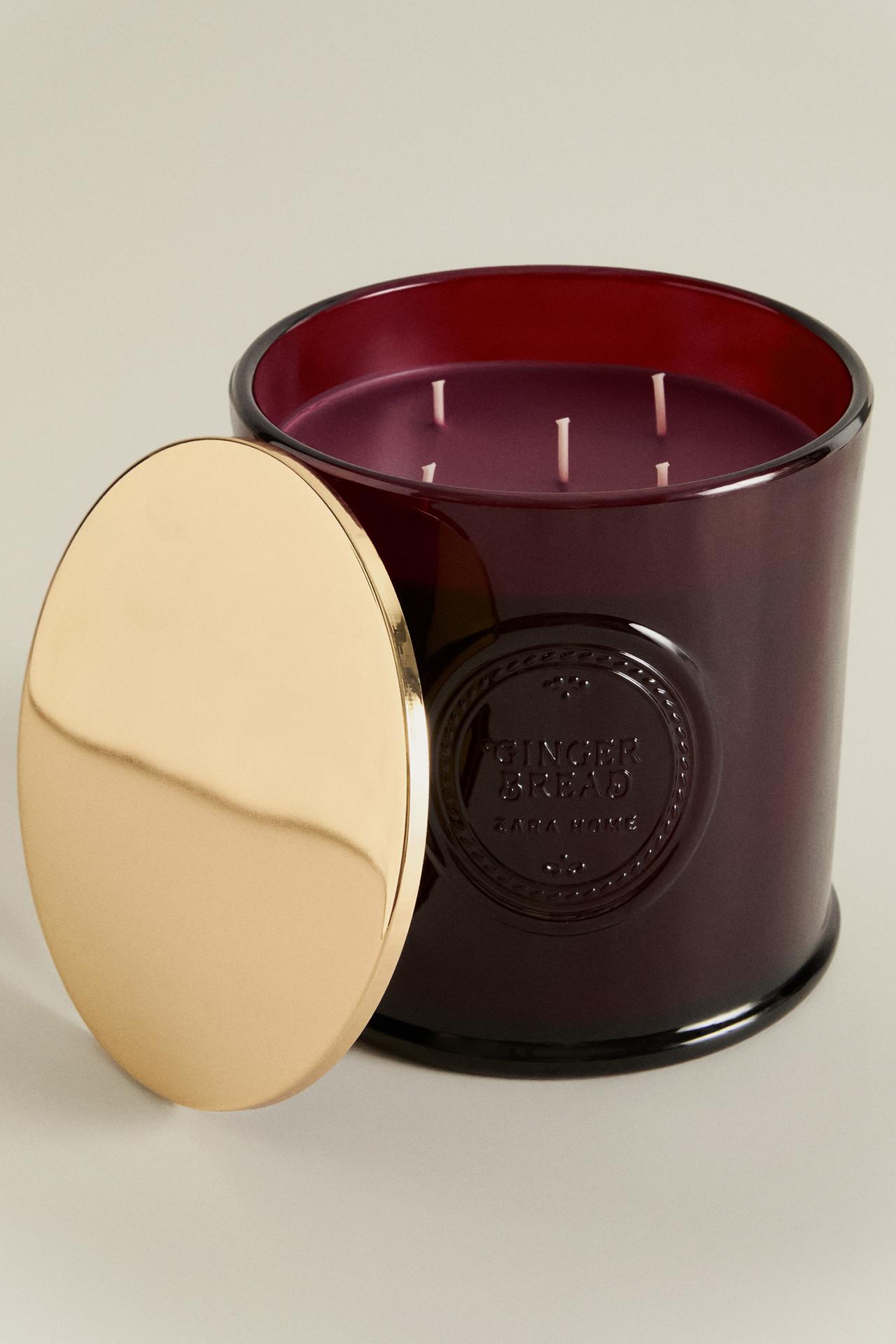 (2 KG) GINGERBREAD scented candle — Red