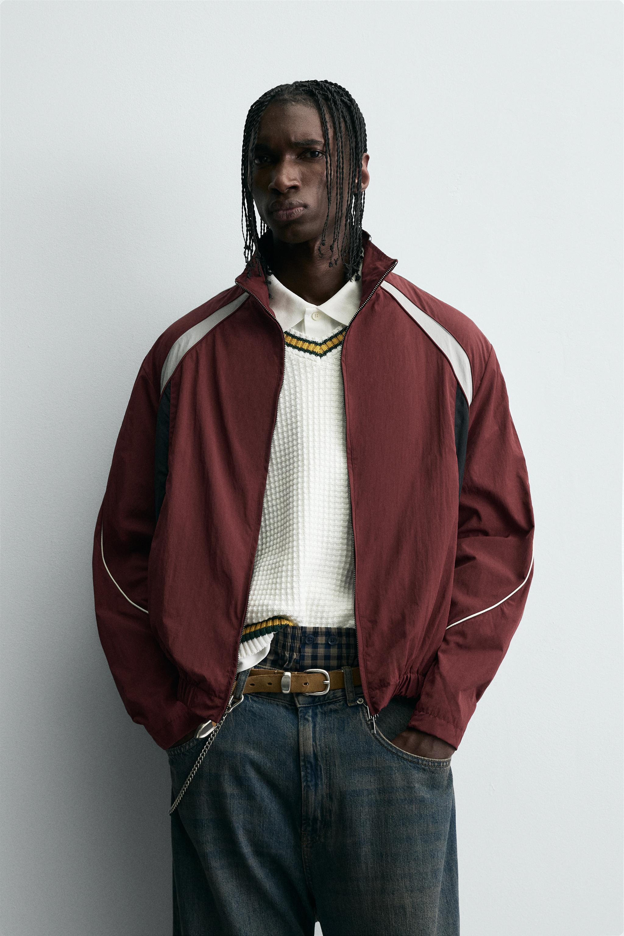 ★ZARA★ COLOUR BLOCK TECHNICAL JACKET COLOUR BLOCK TECHNICAL JACKET - blue/black | ZARA Spain