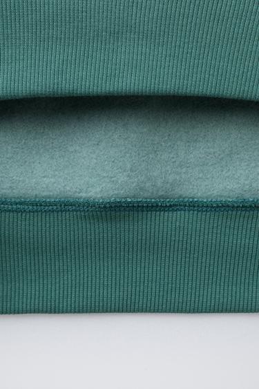 SKATE PATCH HOODIE - Sea green by Zara - Image 3