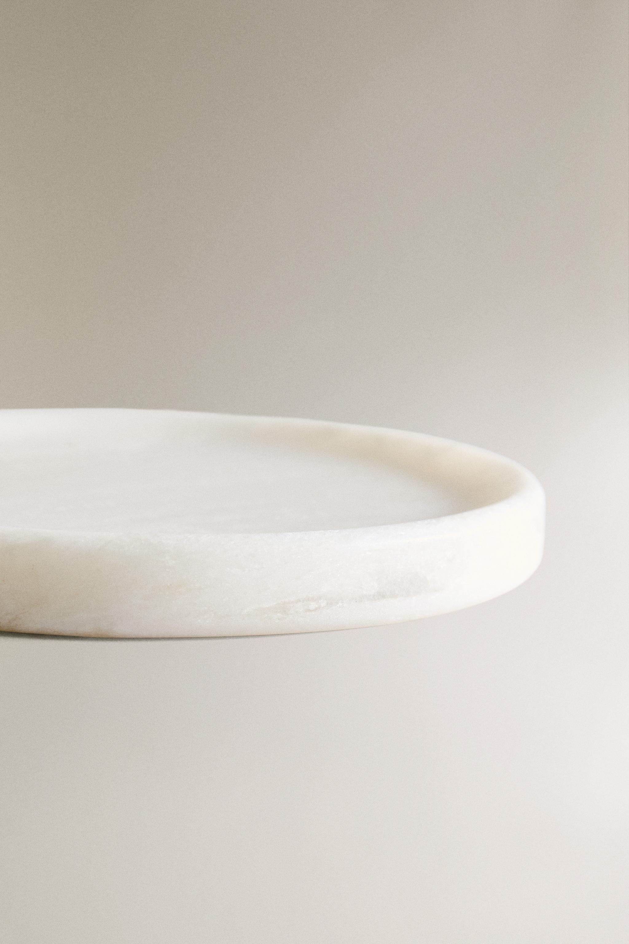 PORTE-SAVON SALLE DE BAIN MARBRE BLANC