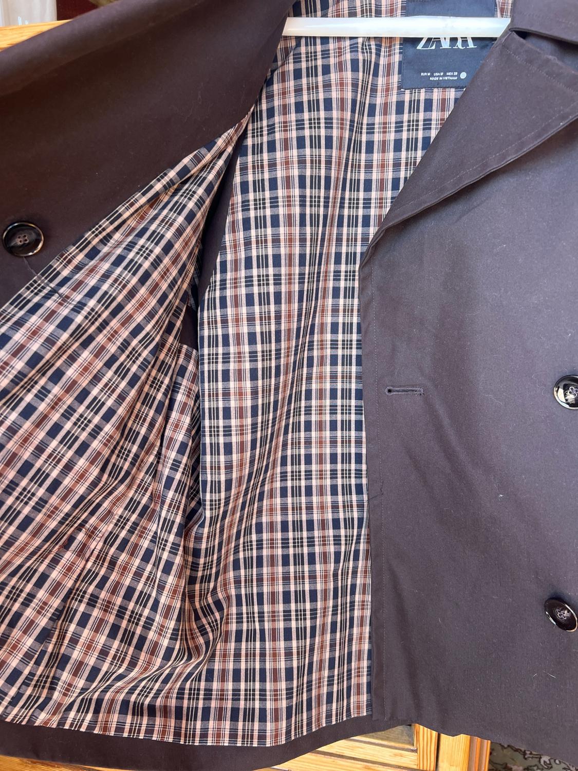 SHORT TRENCH COAT ZW COLLECTION - Image 3