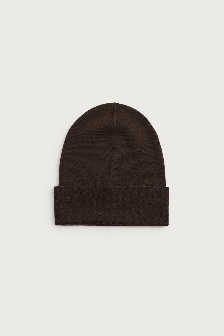Gorro punto 100% lana