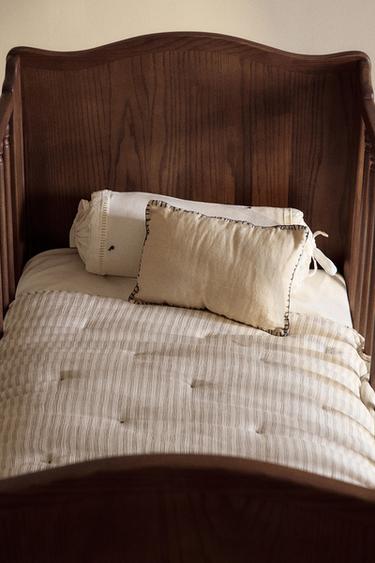 LIT BÉBÉ EN BOIS DE FRÊNE - Marron foncé de Zara