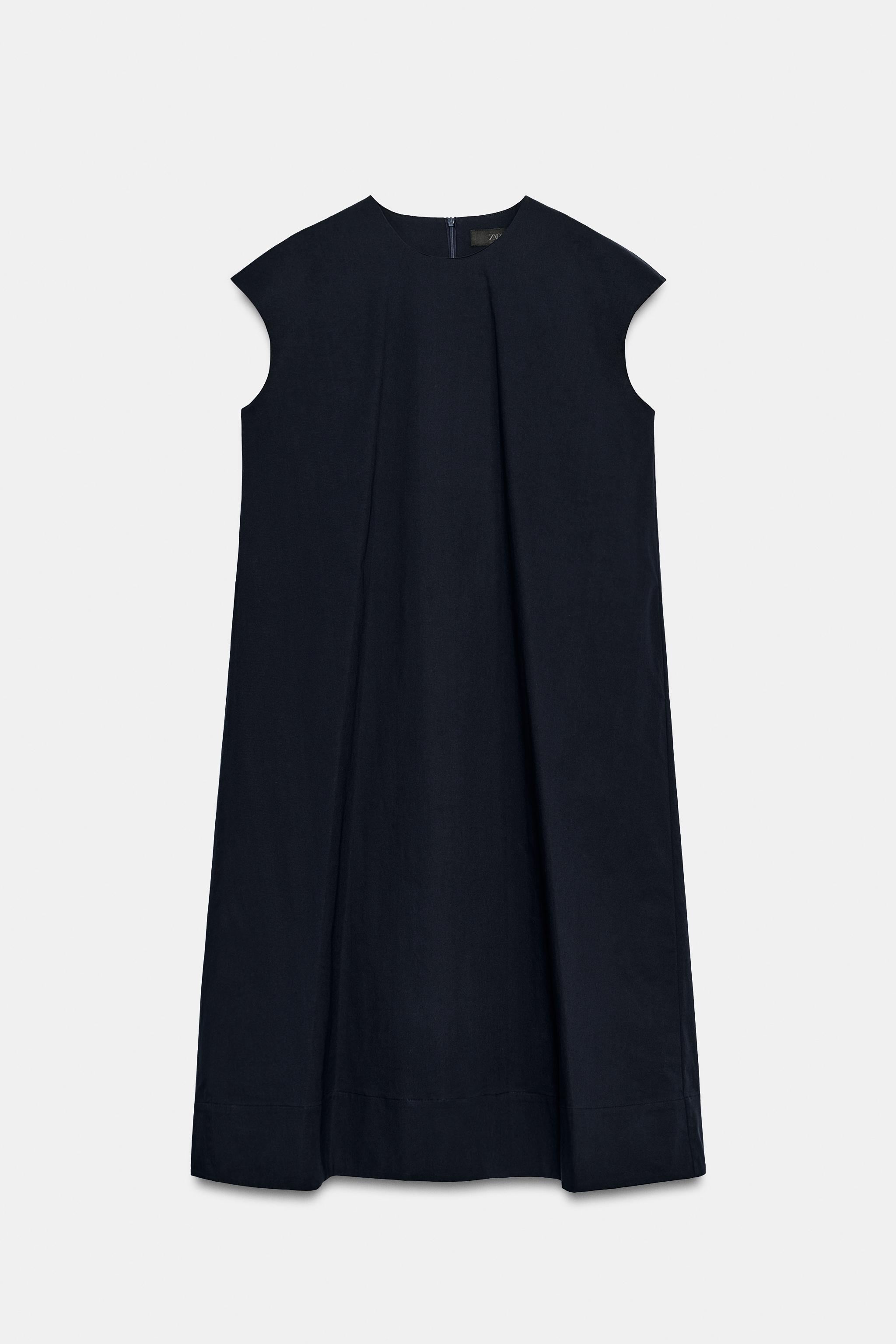 Женские платья Zara ZW COLLECTION POPLIN MIDI DRESS — фото 5