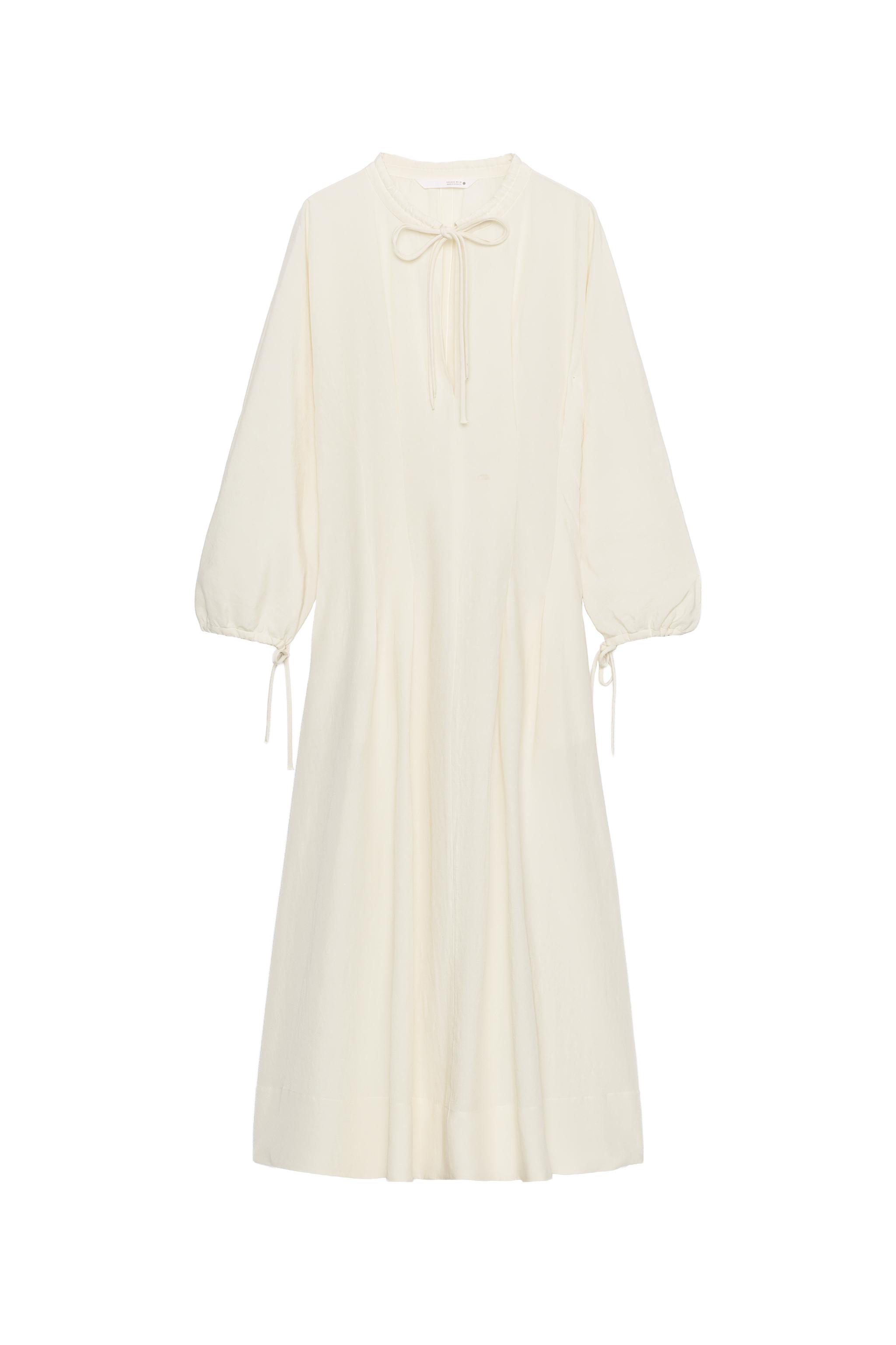 ZW COLLECTION FITTED WAIST DRESS - Butter | ZARA Turkey