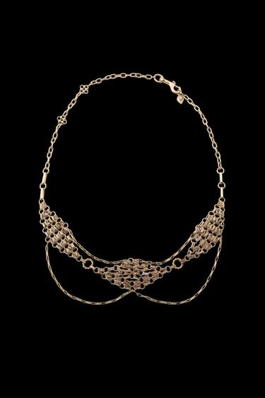 RHOMBUS METAL BELT - Golden by Zara - Image 0
