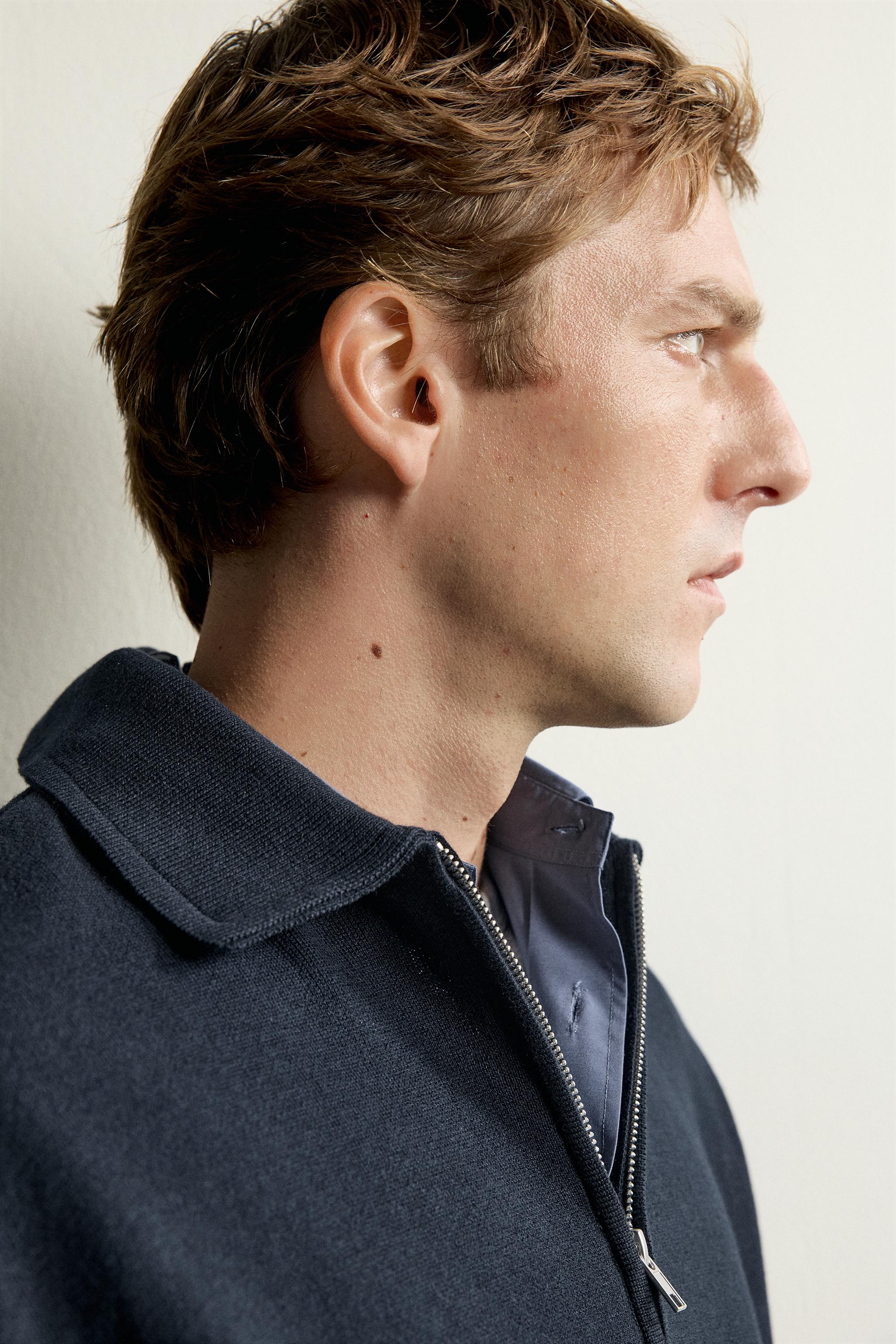 QUARTER-ZIP KNIT POLO