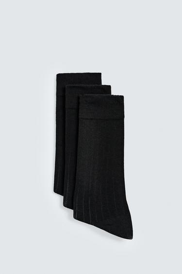 CALCETINES CANALÉ PACK 3 - Negro de Zara