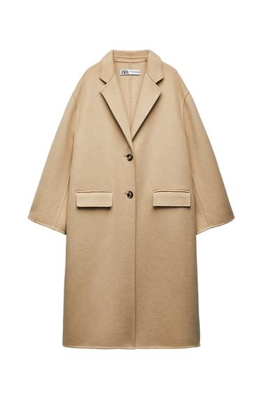 ZW COLLECTION DOUBLE-FACED WOOL BLEND COAT