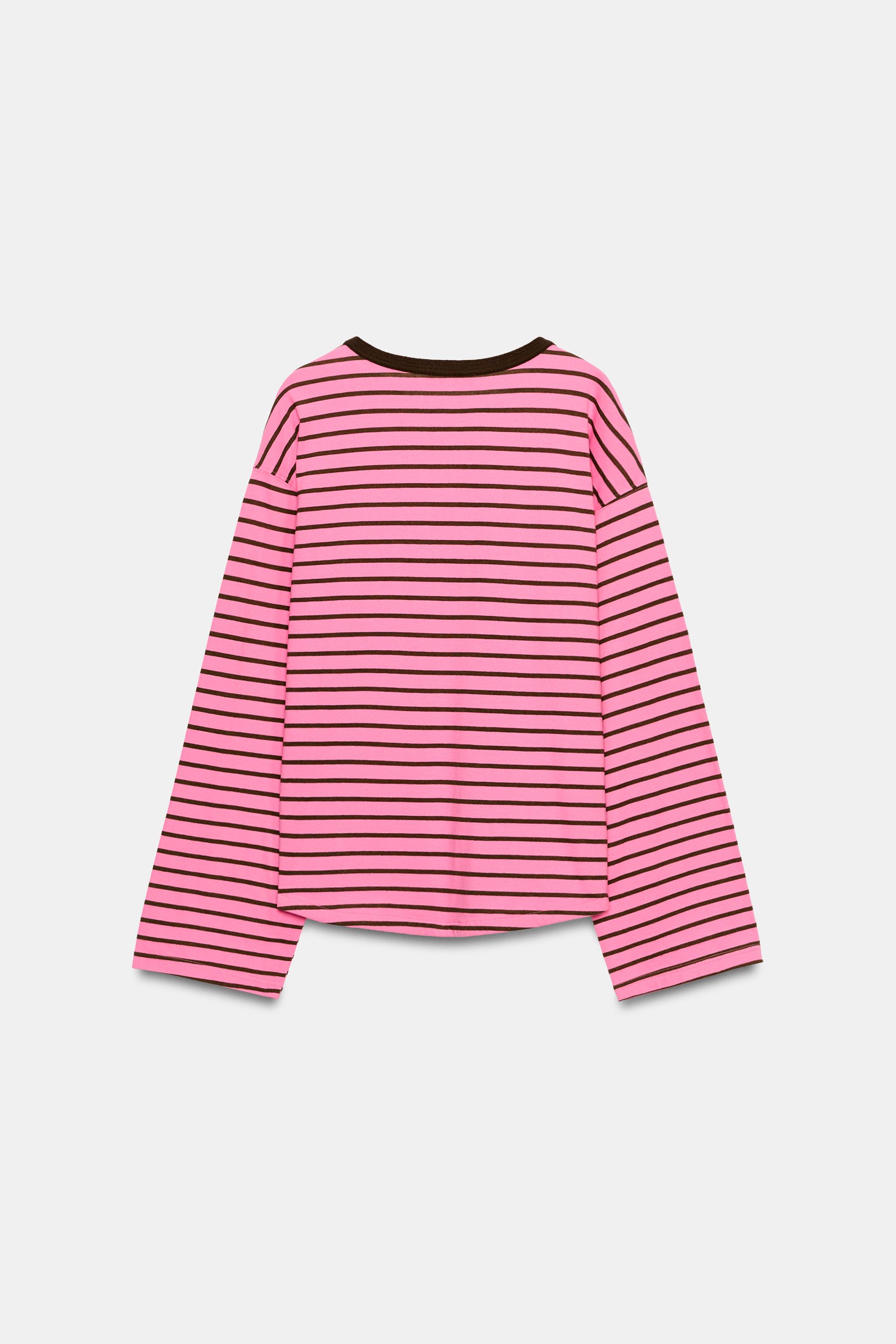 STRIPED HENLEY T-SHIRT