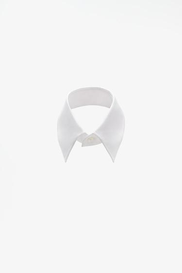 LIMITED EDITION POPLIN SHIRT COLLAR — White 1