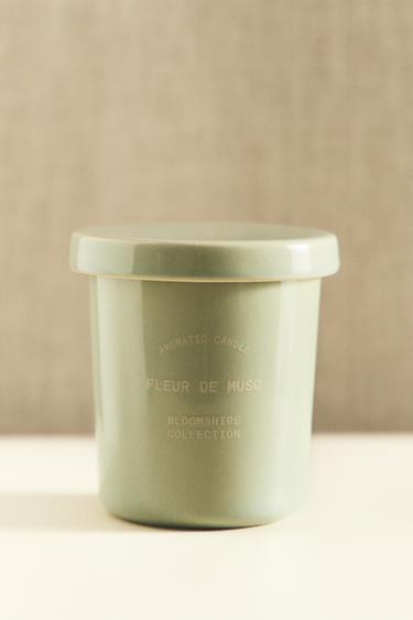 (170 G) VELA AROMÁTICA FLEUR DE MUSC - Amarelo-médio da Zara - Imagem 0