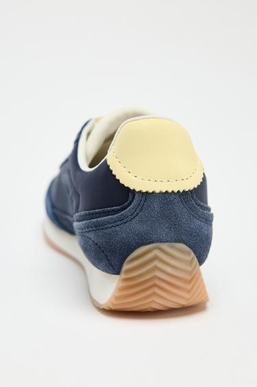 CONTRAST RUNNING TRAINERS - Navy Blue by Zara - Image 3