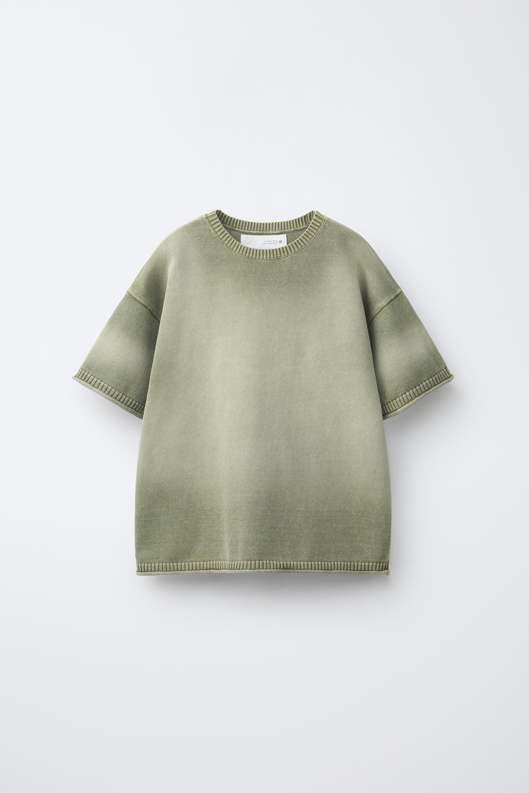 Детские футболки Zara WASHED EFFECT T-SHIRT
