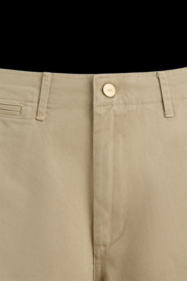 RELAXED FIT CHINO TROUSERS - Beige by Zara