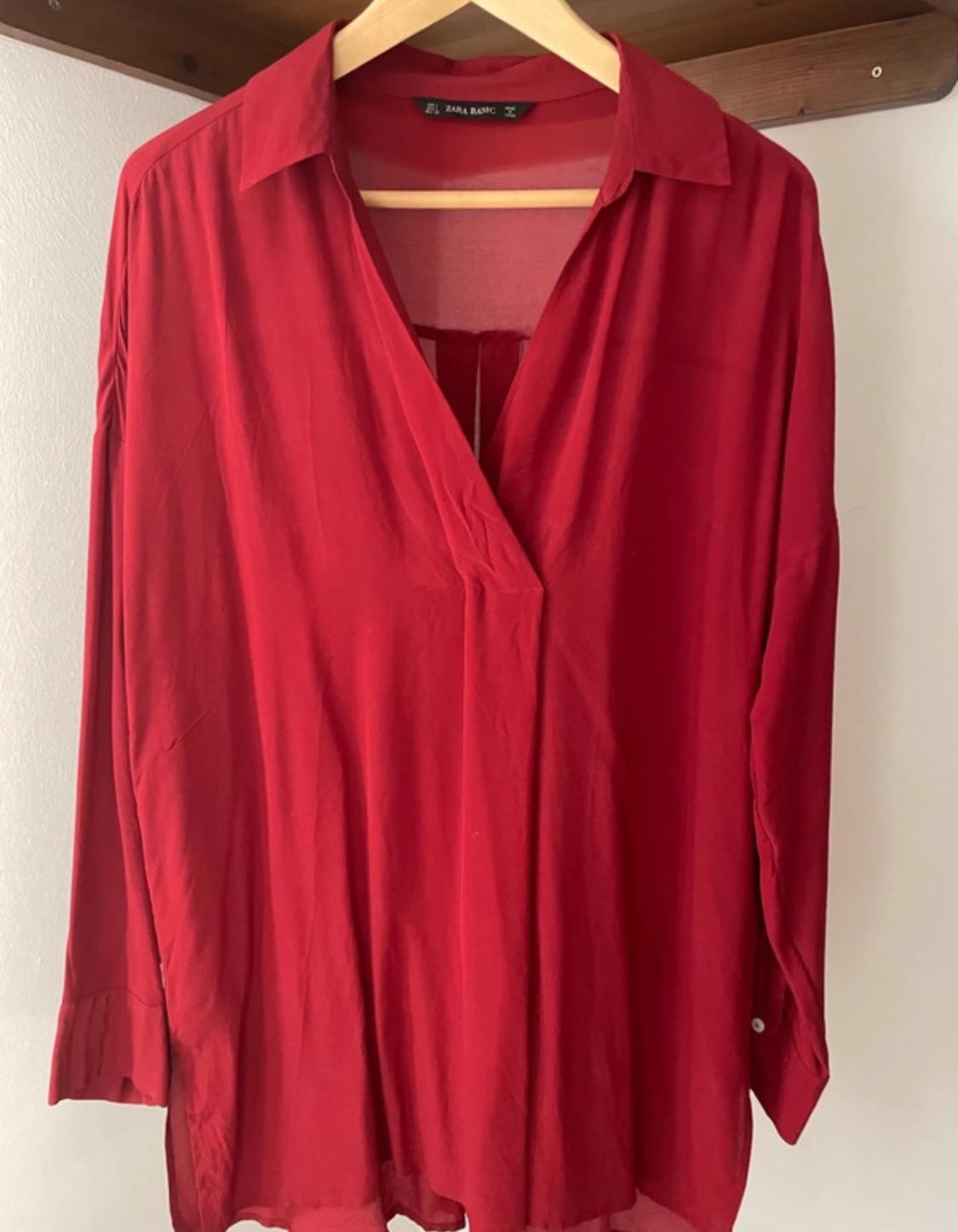 OVERSIZE SILK BLOUSE