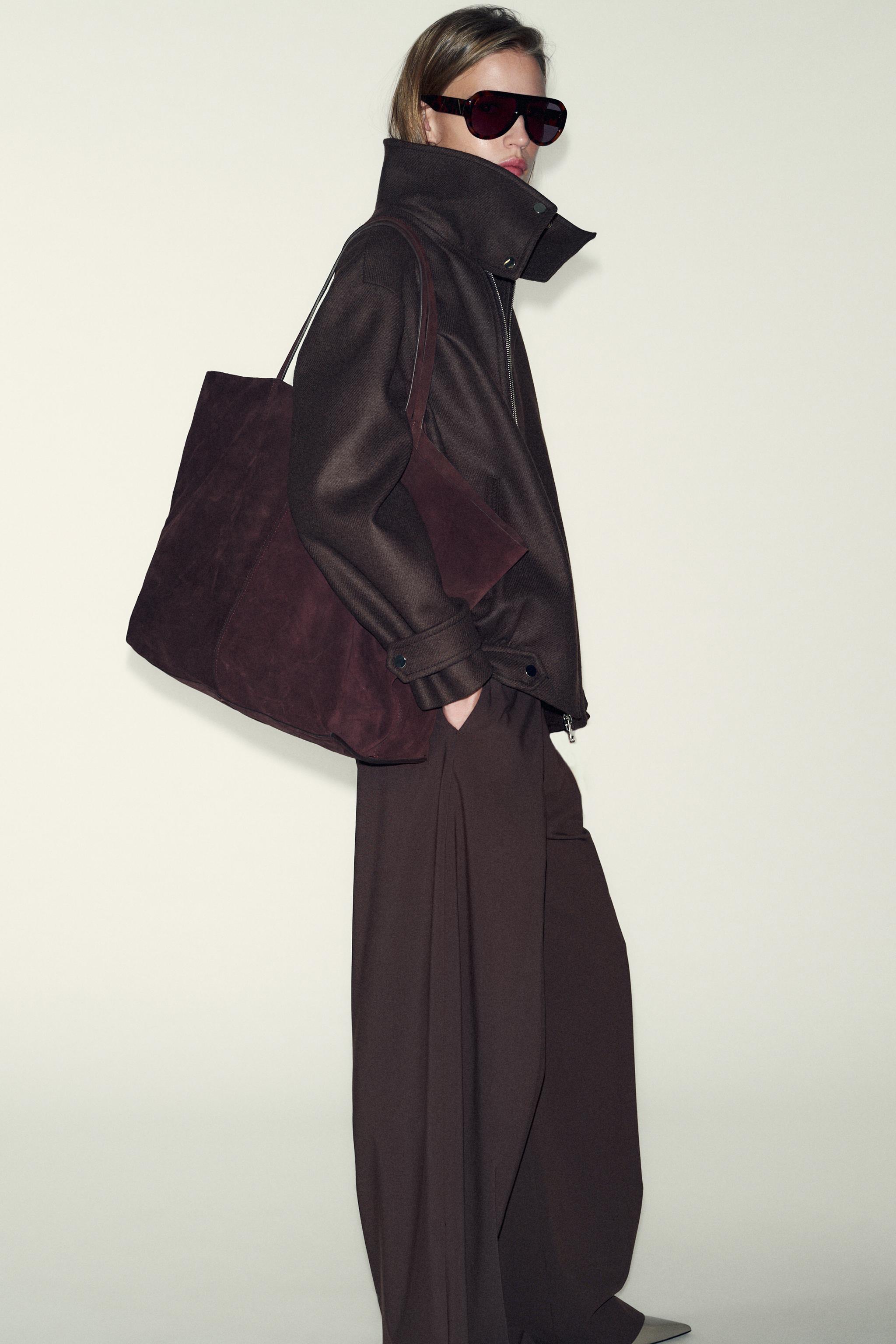 VESTE BOMBER AVEC LAINE COL MONTANT