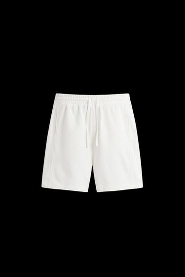 BERMUDA JOGGER LAVADA - Blanco roto de Zara - Imagen 0