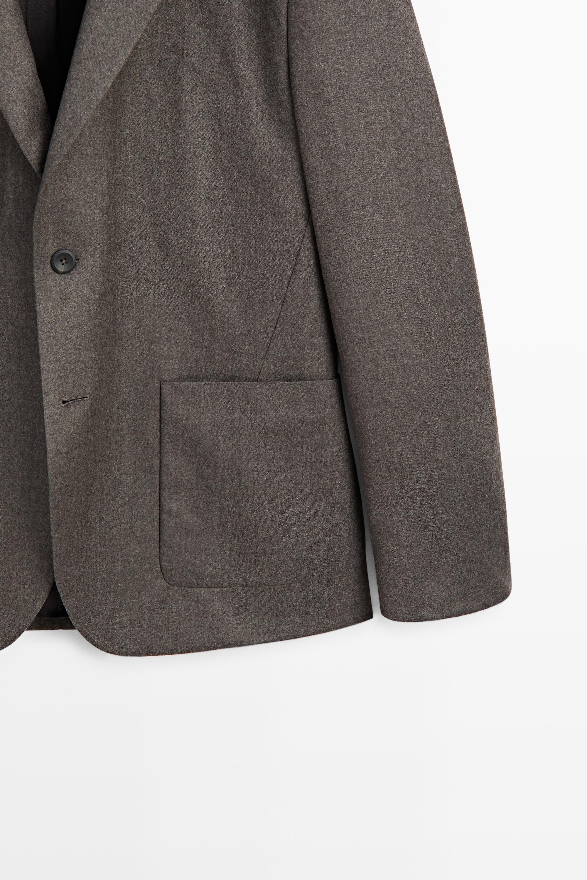 100% wool suit blazer