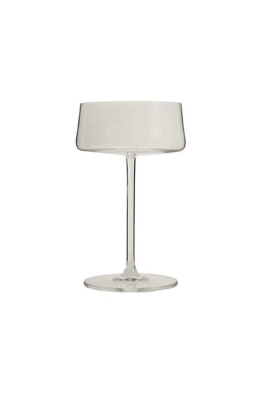 SHORT CONICAL CRYSTALLINE WINE GLASS - Transparent by Zara