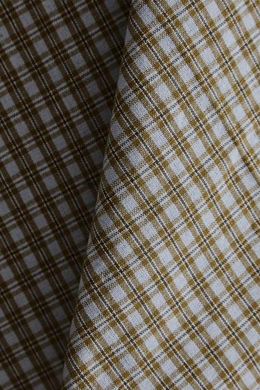 PACK OF CHECK COTTON TEA TOWELS (PACK OF 2) - Blue by Zara - Image 2