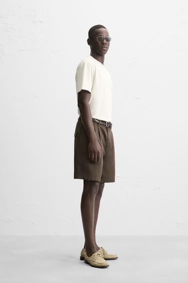 T-SHIRT LIGHTWEIGHT - Blanc cassé de Zara - Image 3