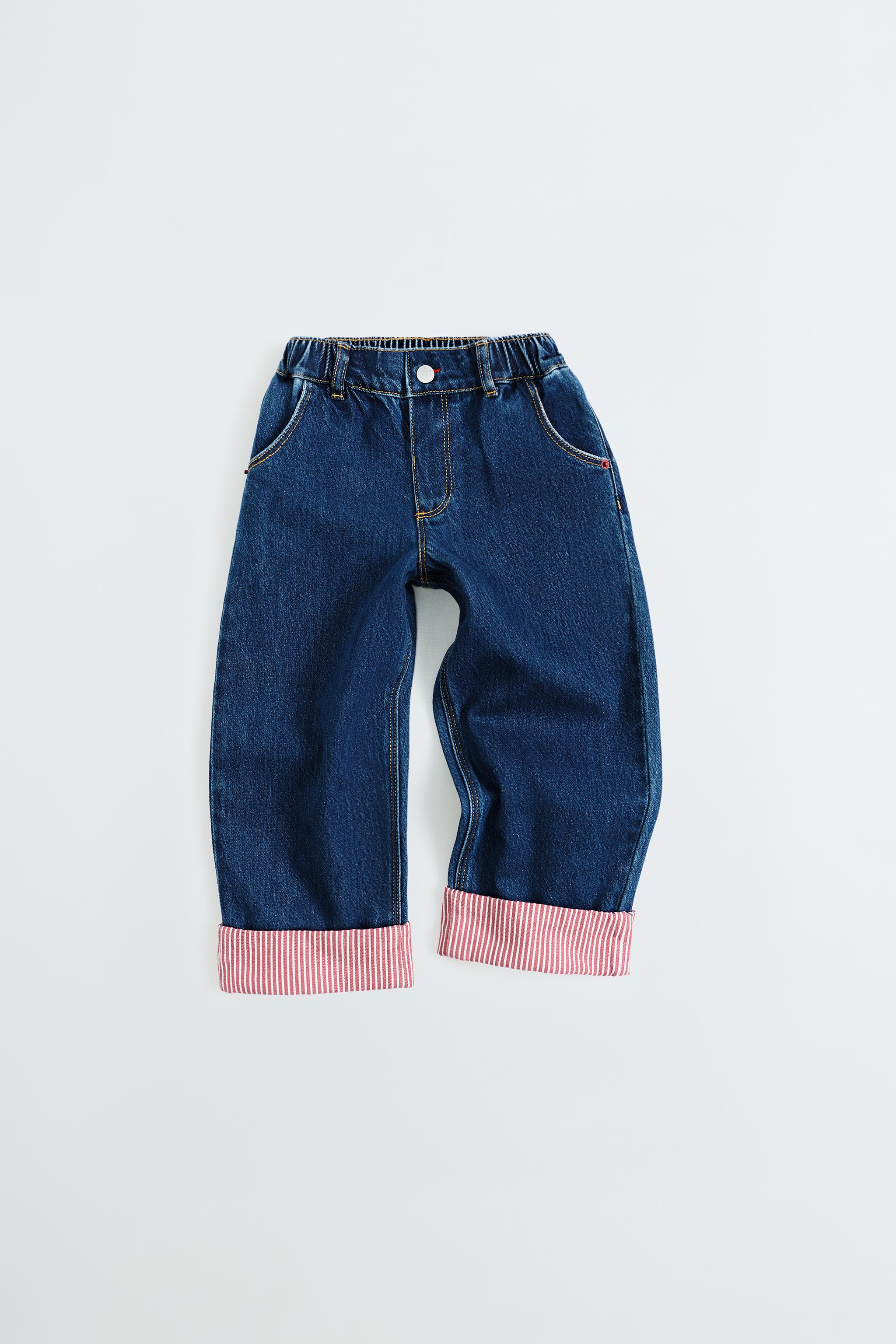 CUFFED CULOTTE JEANS — Indigo