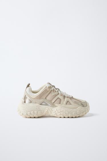 MULTI-PIECE TRAINERS - Beige by Zara - Image 0