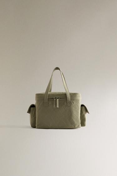 Zara THERMAL LUNCH BOX COOLER BAG - Green