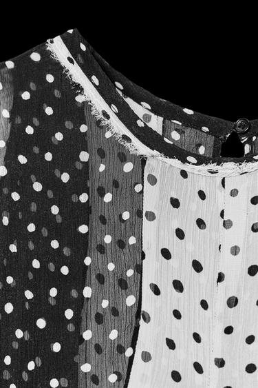 TOP LUNARES ZW COLLECTION - Negro de Zara