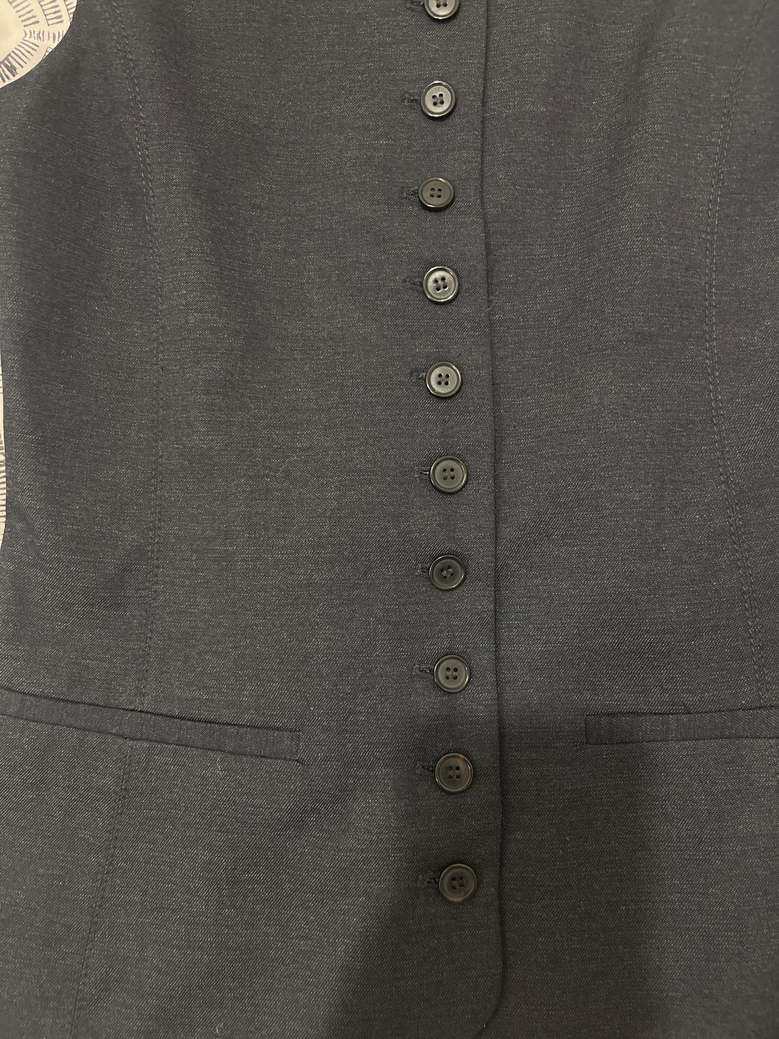 ZW COLLECTION BUTTONED WAISTCOAT - Image 3