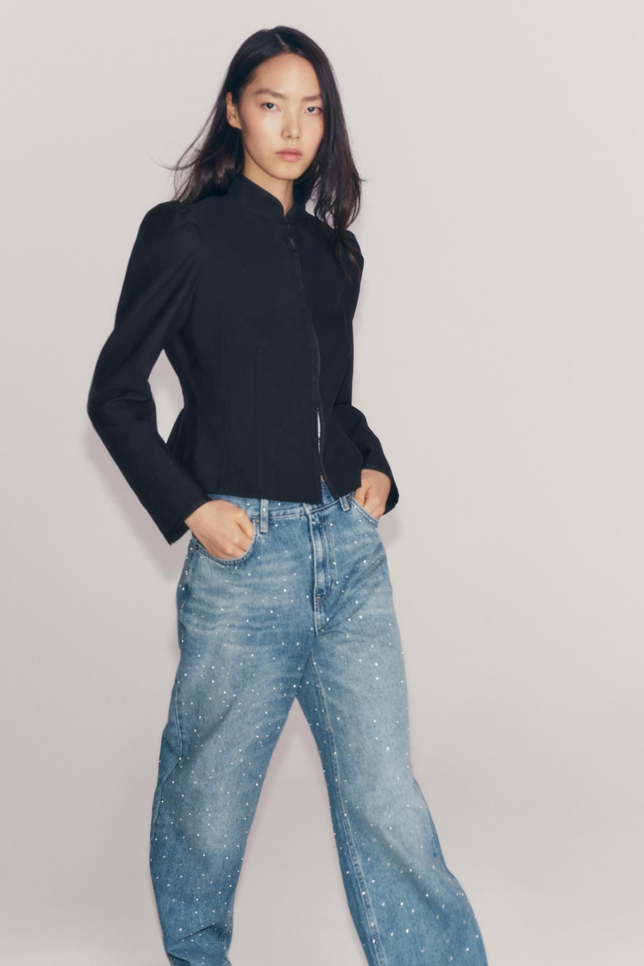 ZW COLLECTION JACQUARD JACKET — Black