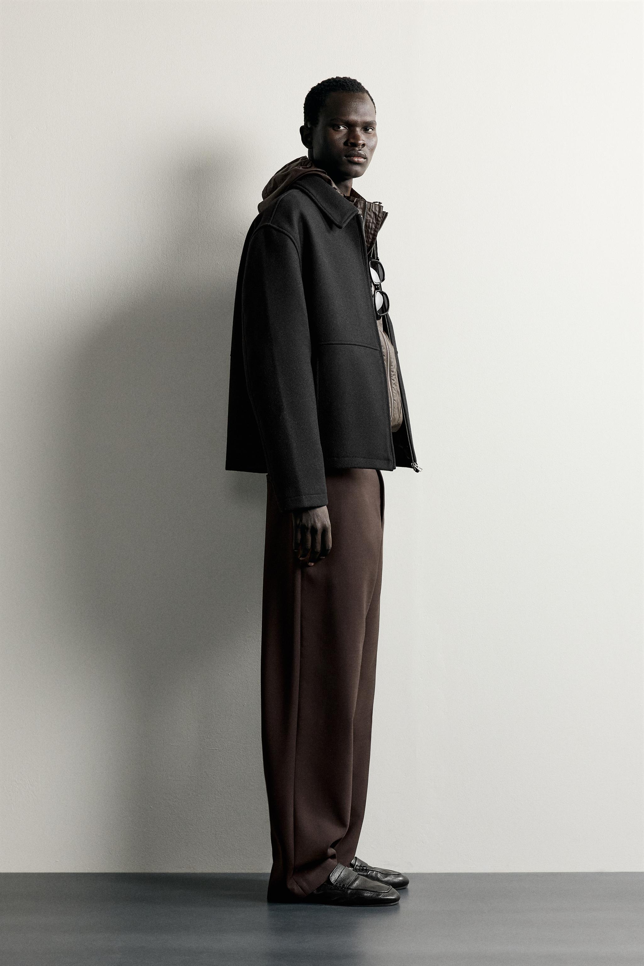 WOOL-BLEND REGULAR FIT JACKET