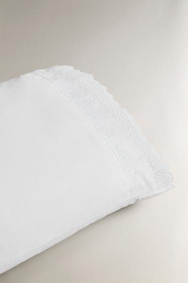 TAIE D’OREILLER BRODÉE - Blanc de Zara - Image 5