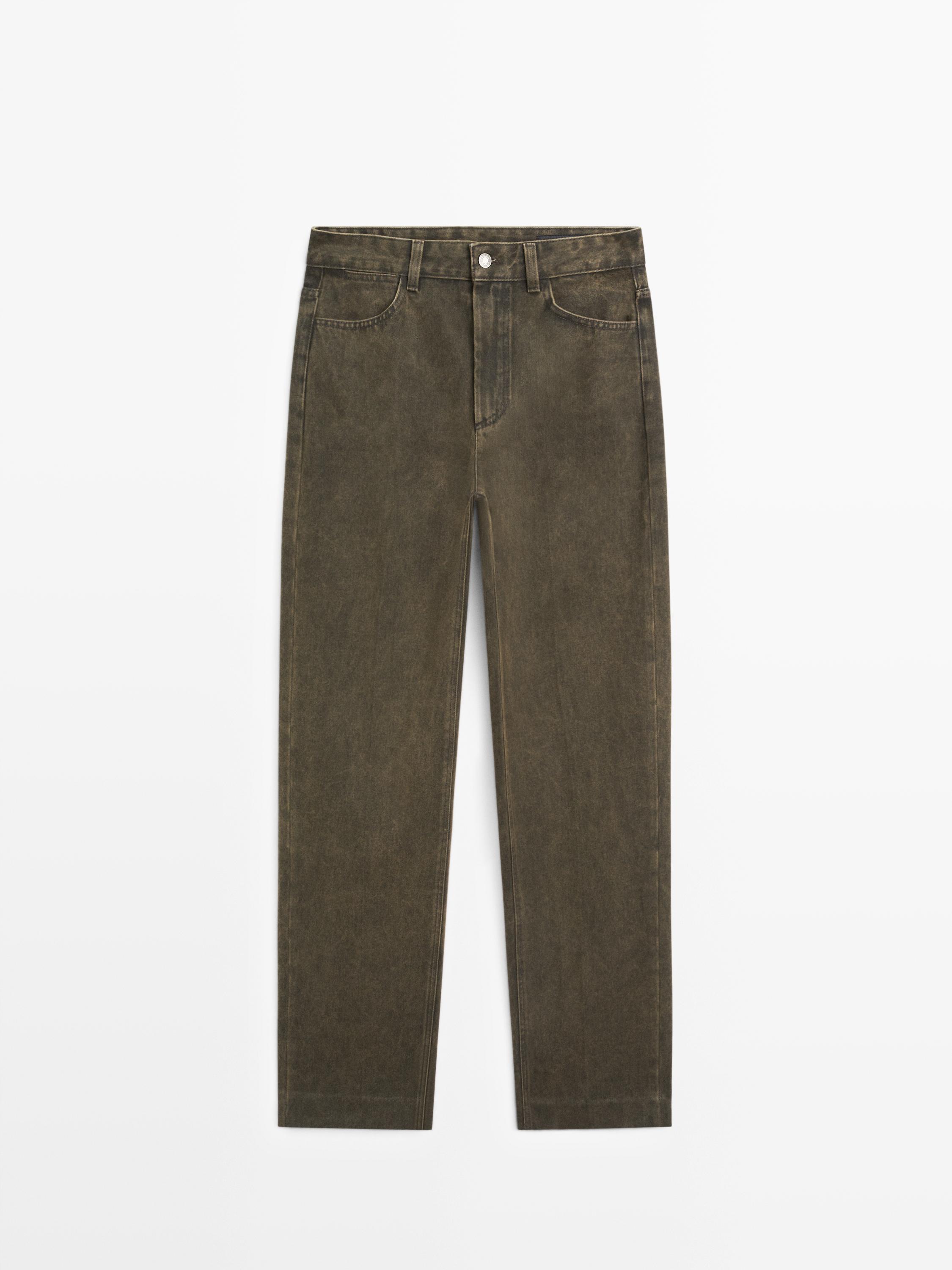 Mid-rise balloon fit jeans