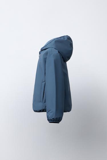 REVERSIBLE NYLON FLEECE JACKET - Navy blue by Zara - Image 3